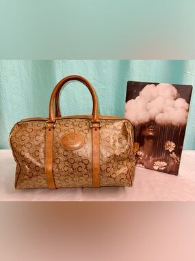 EUC - VINTAGE Celine Macadam Boston Satchel